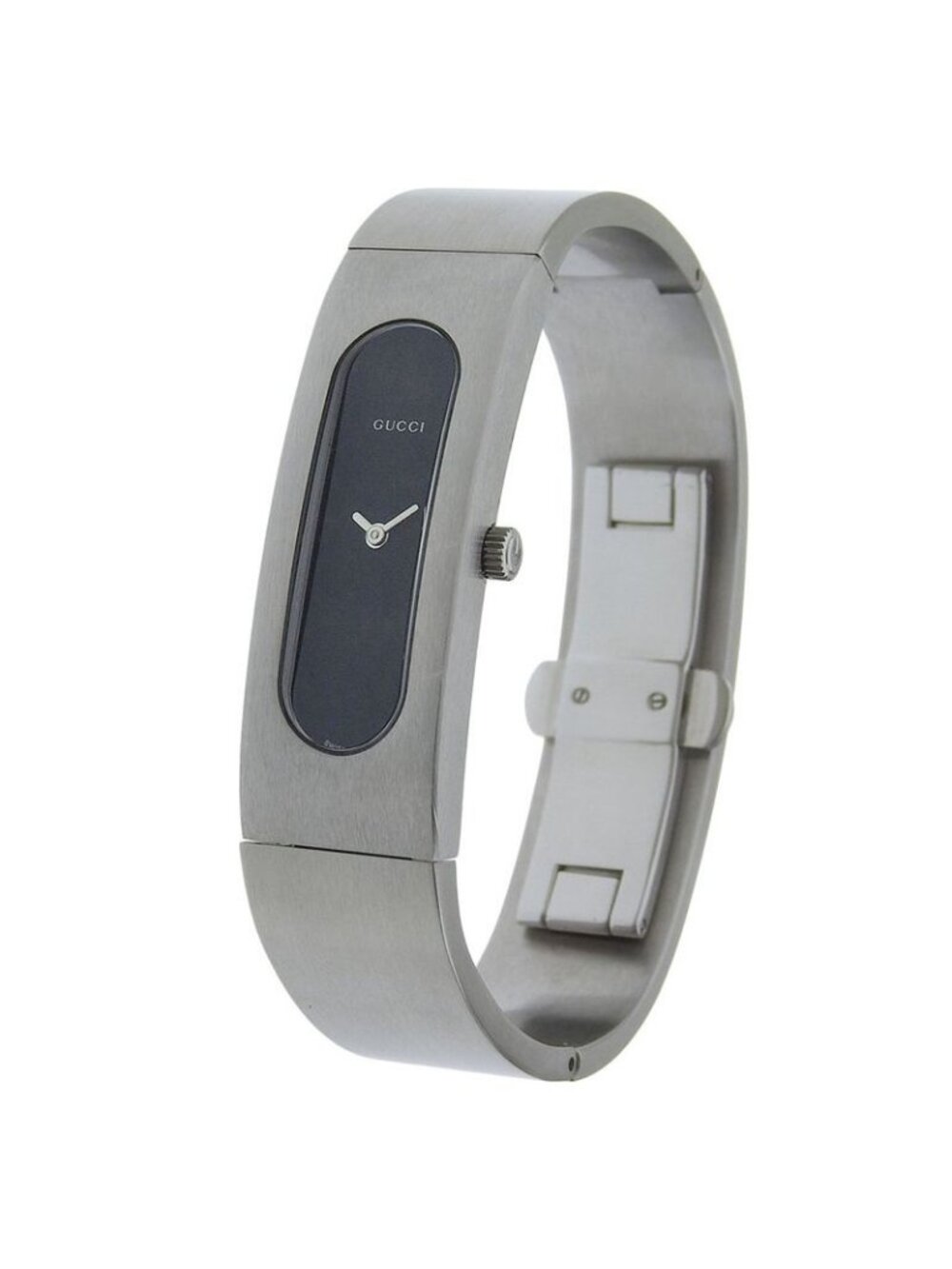 Gucci Stainless Steel Black Quartz Analog Display Dial Watch - Picture 2 of 8